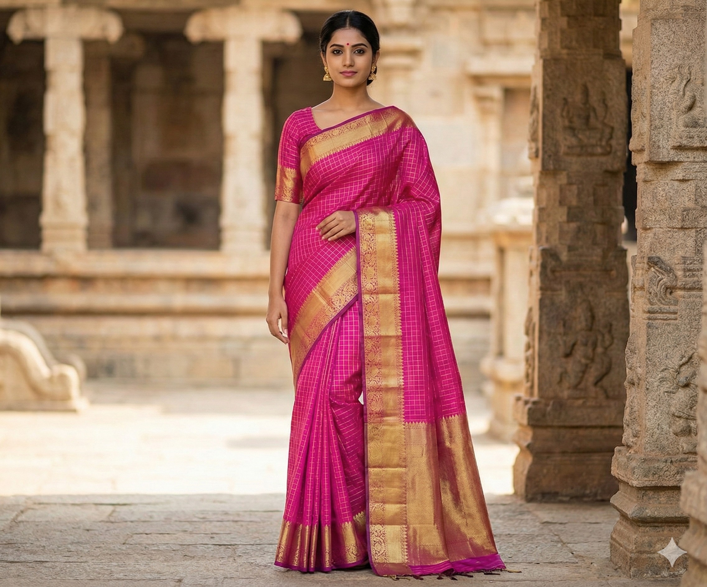 Hamdloom Mangalagiri Silk