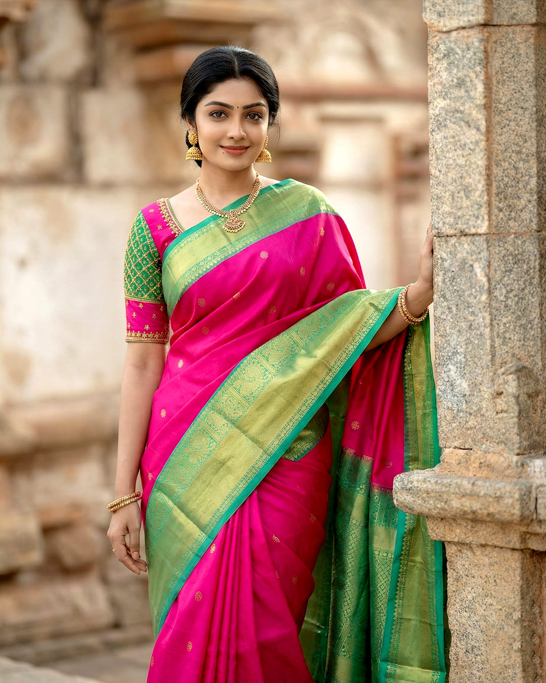 Hamdloom Mangalagiri Silks