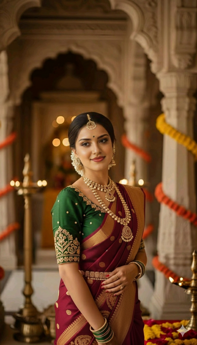 Double Border Pure Silk