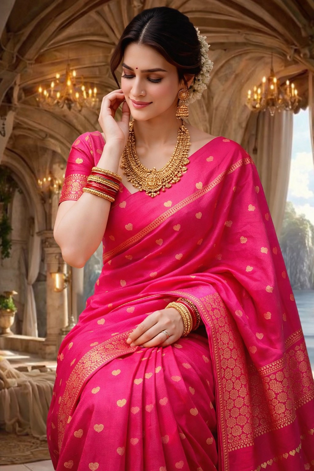 Stone Turning Pure Silk