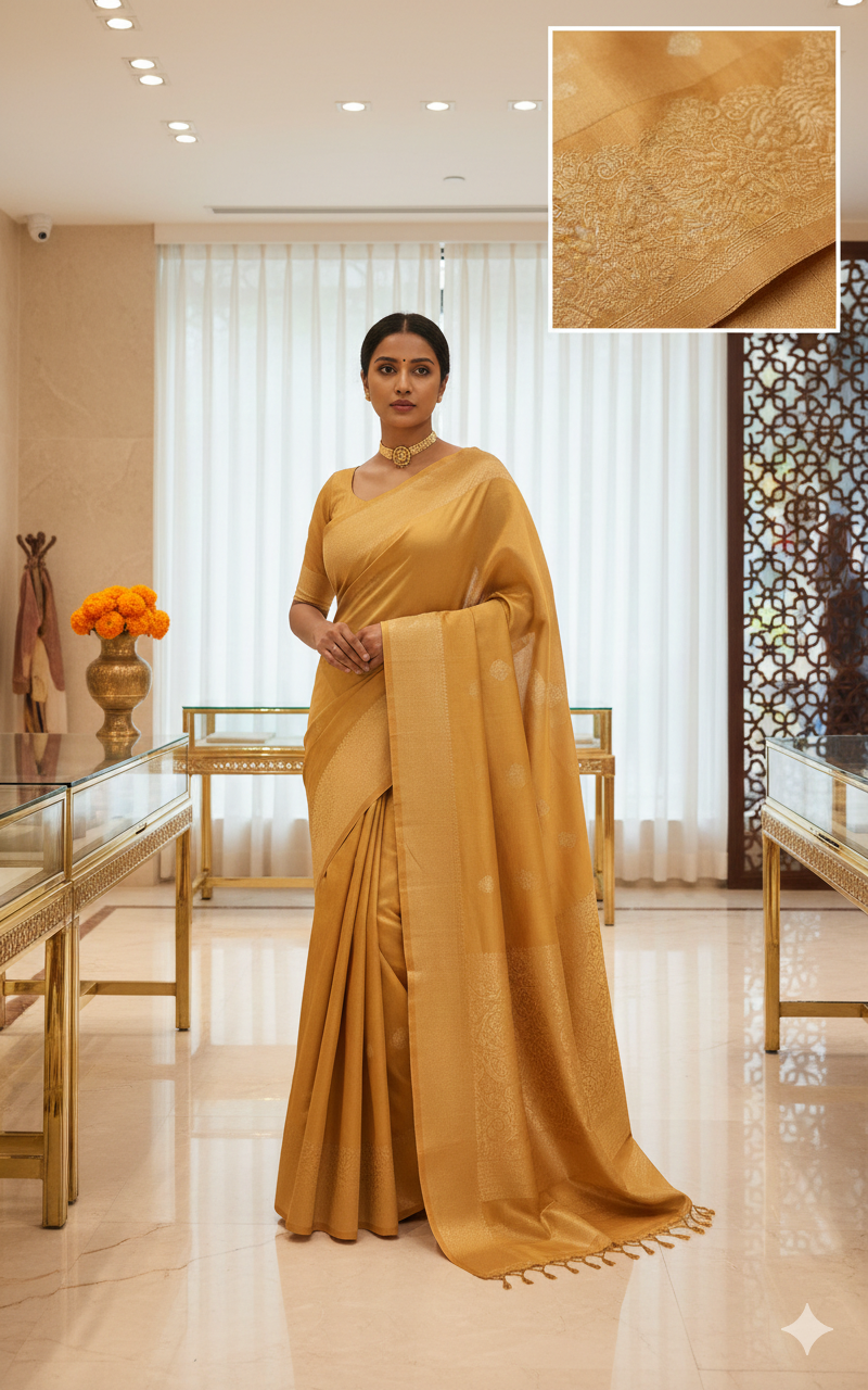 Border Less Pure Silk