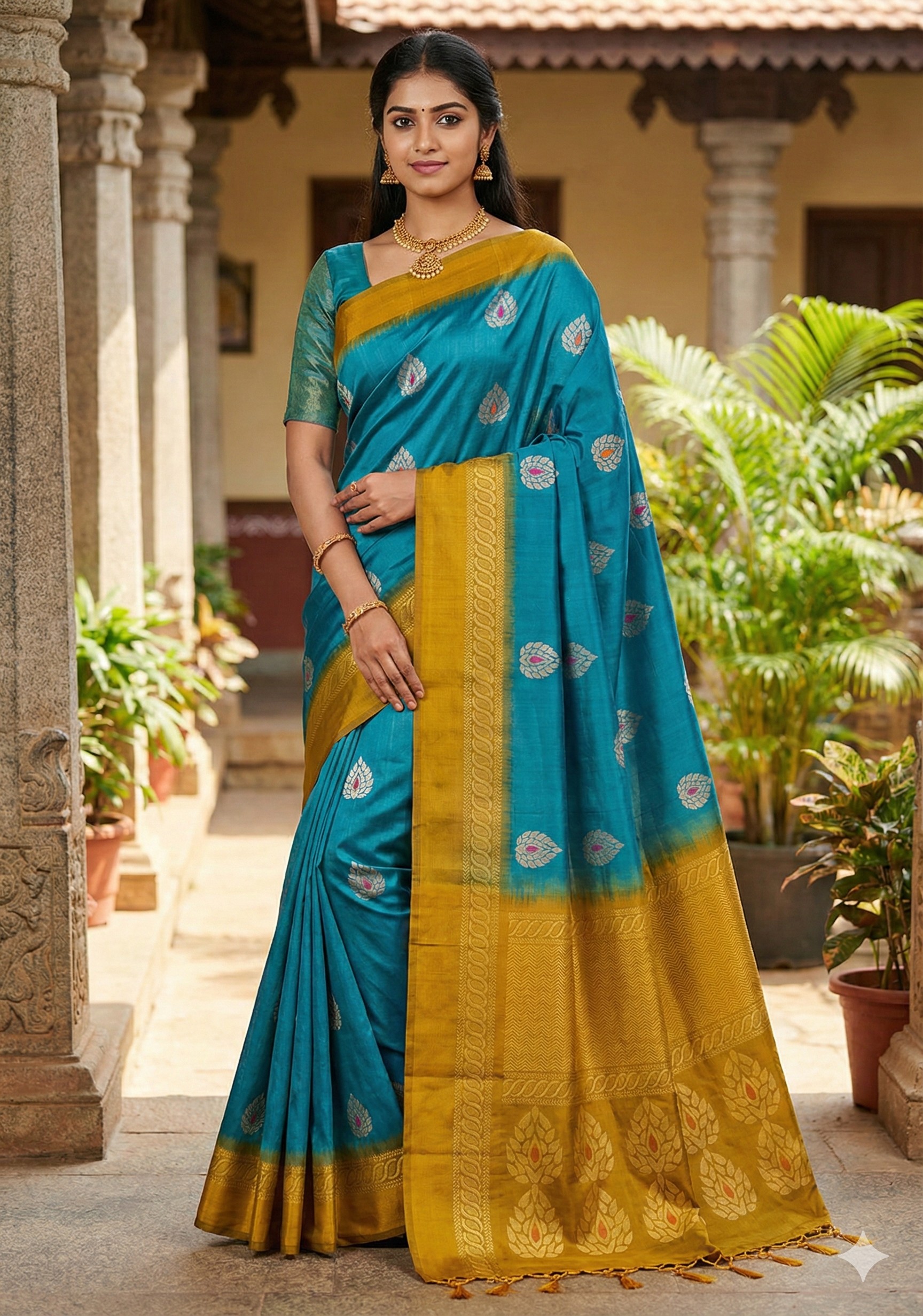 Thilagam Border Pure Silk