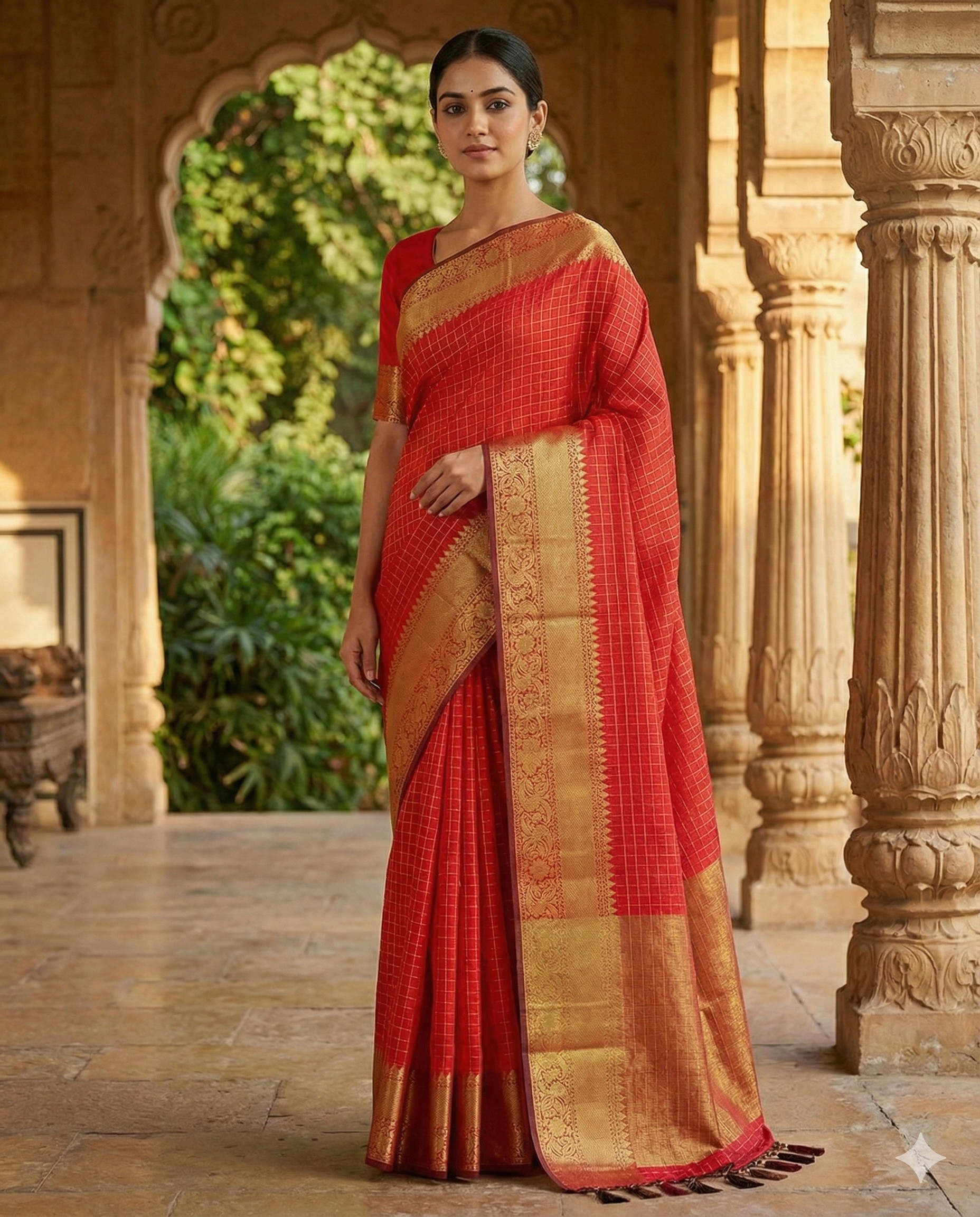 Handloom Mangalagiri Silk