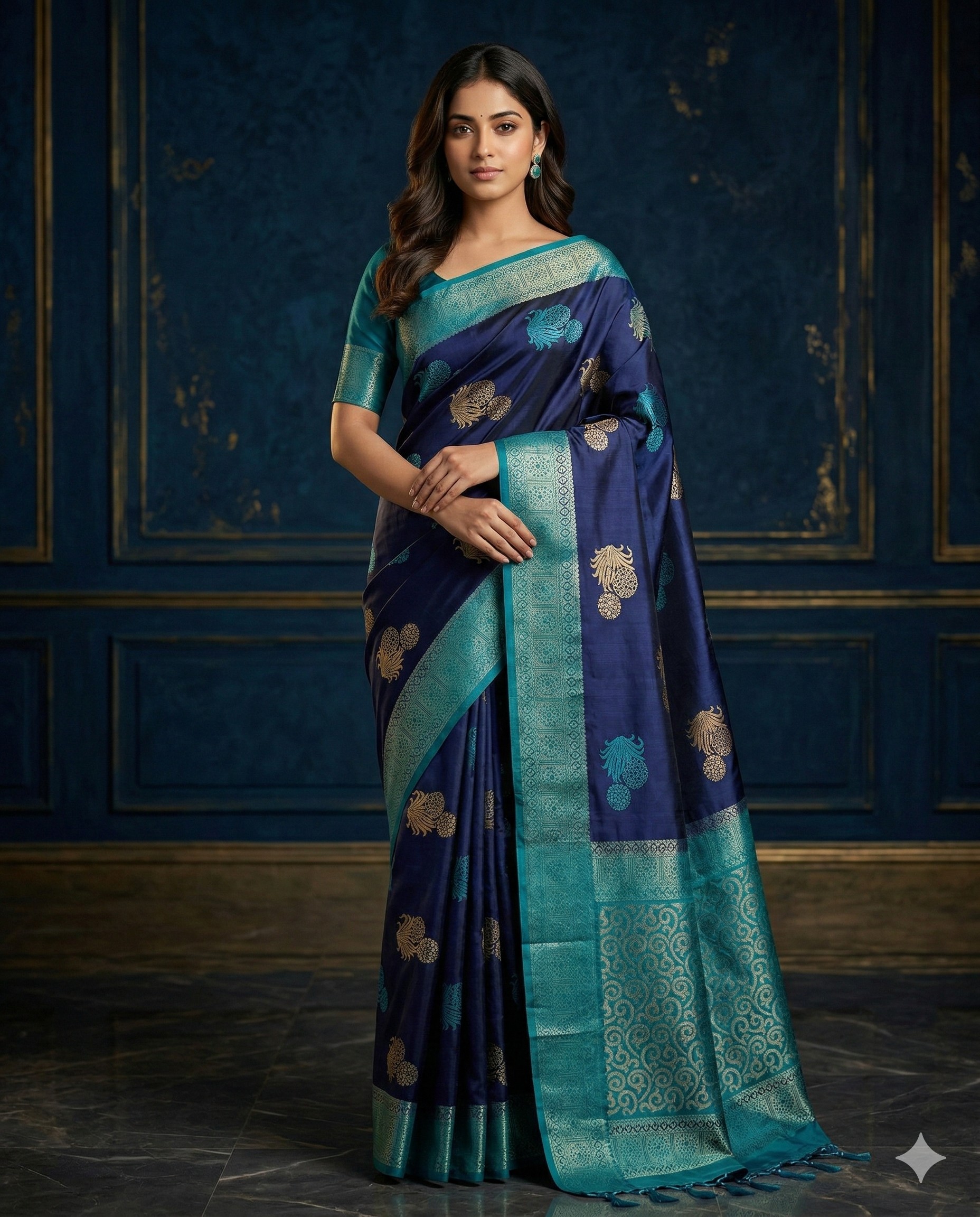 Plant Flower Pure Silk