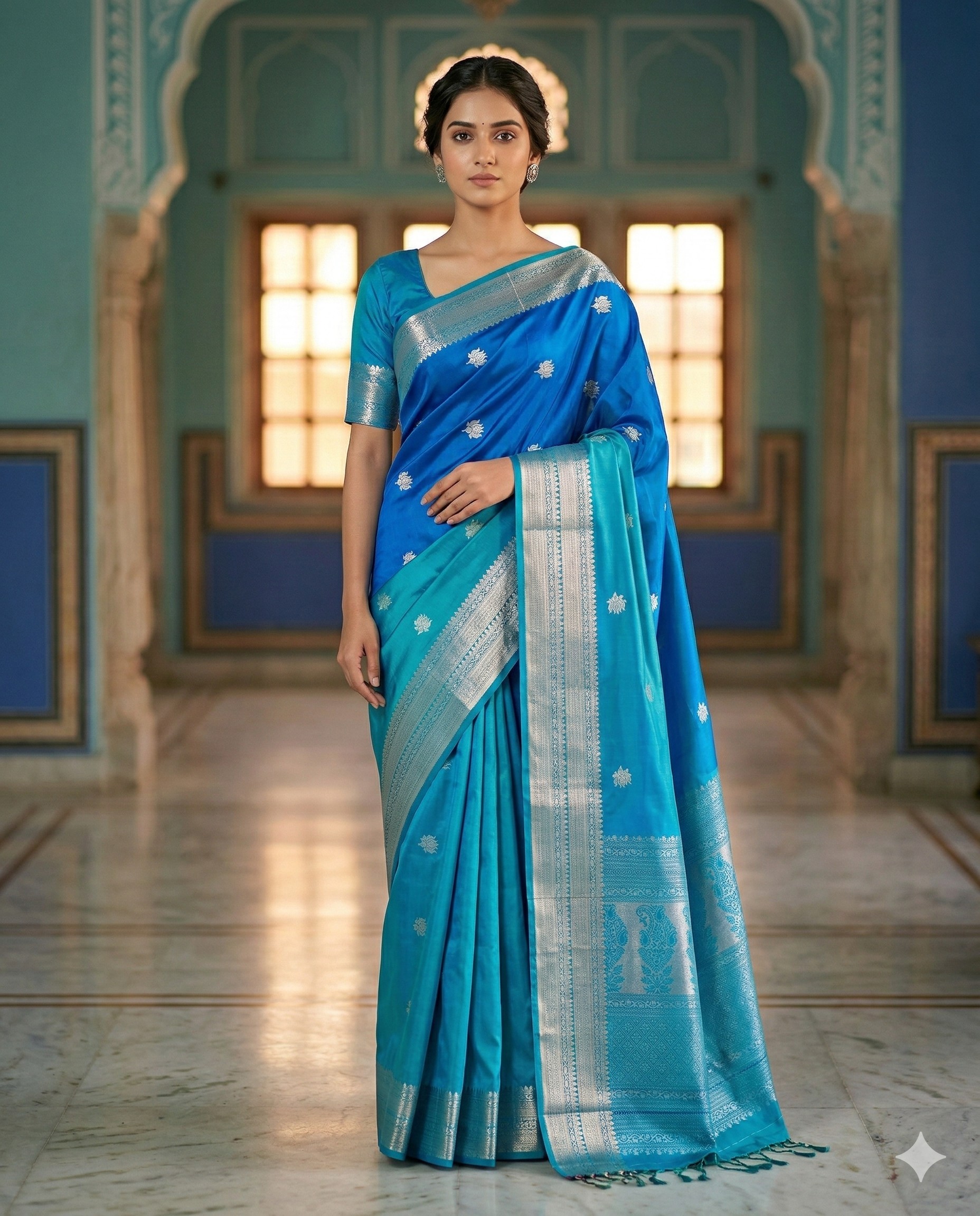 Thamarai Border Pure Silk