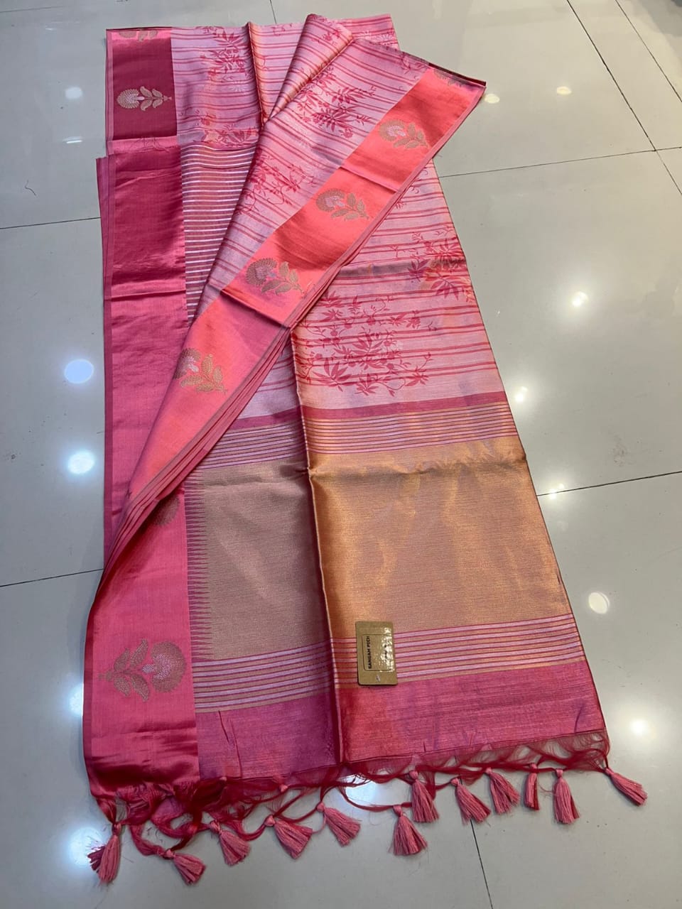Soft mala Tussar silk