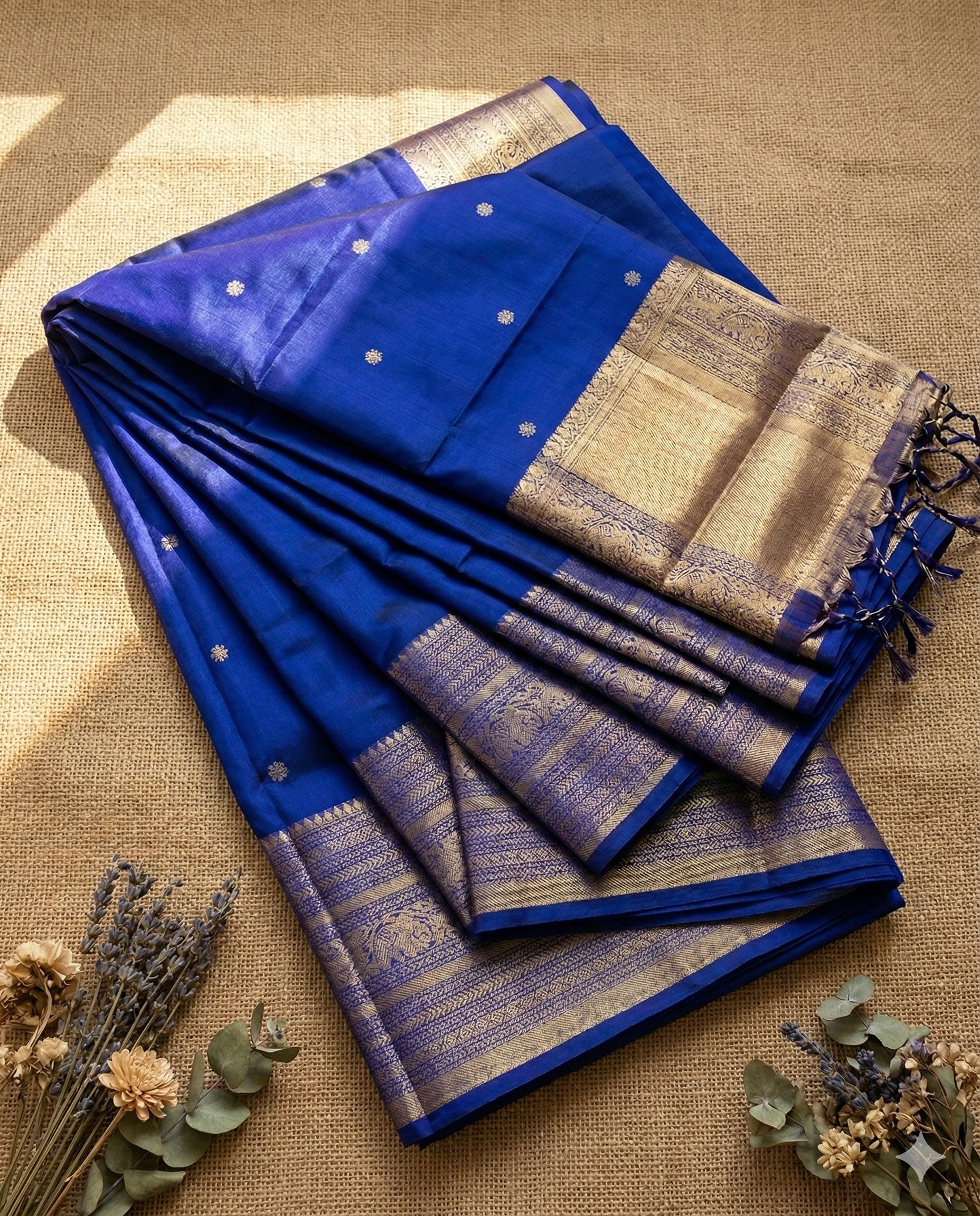 Single border pure silk