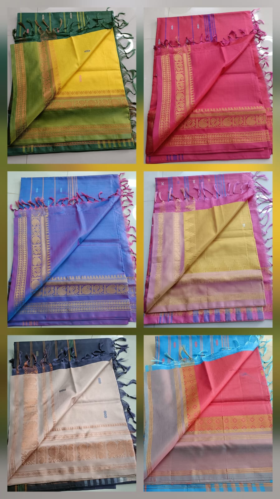 Vazhai naar pattu (வாழை நார் பட்டு) sarees